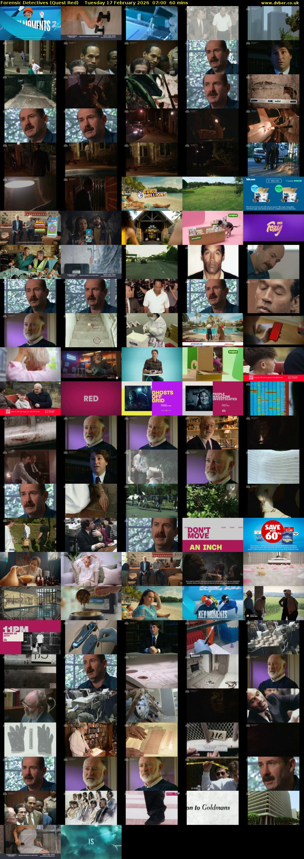 Forensic Detectives (Quest Red) Tuesday 17 February 2026 07:00 - 08:00
