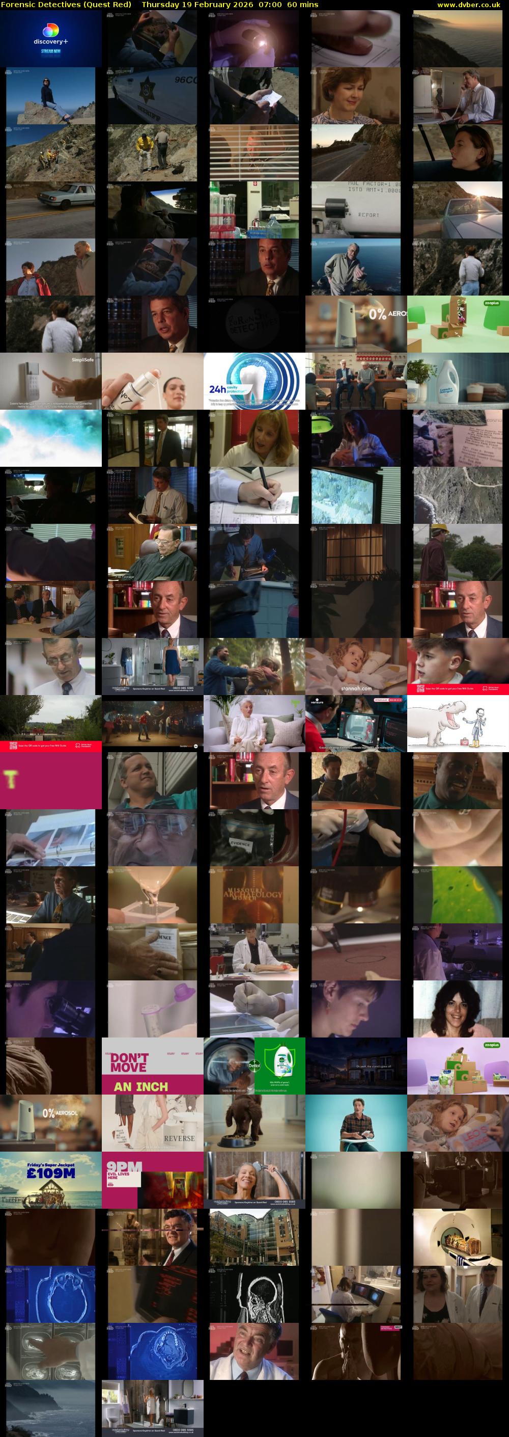 Forensic Detectives (Quest Red) Thursday 19 February 2026 07:00 - 08:00
