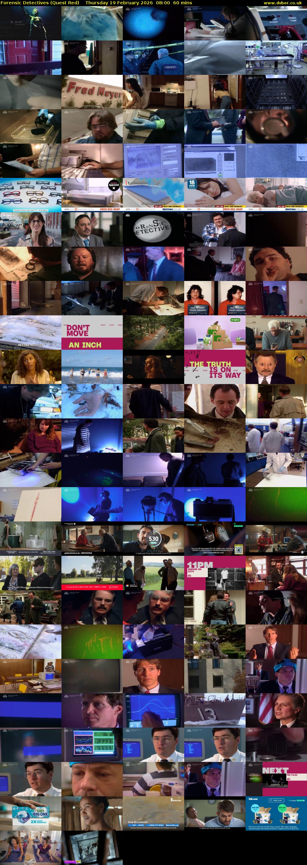 Forensic Detectives (Quest Red) Thursday 19 February 2026 08:00 - 09:00