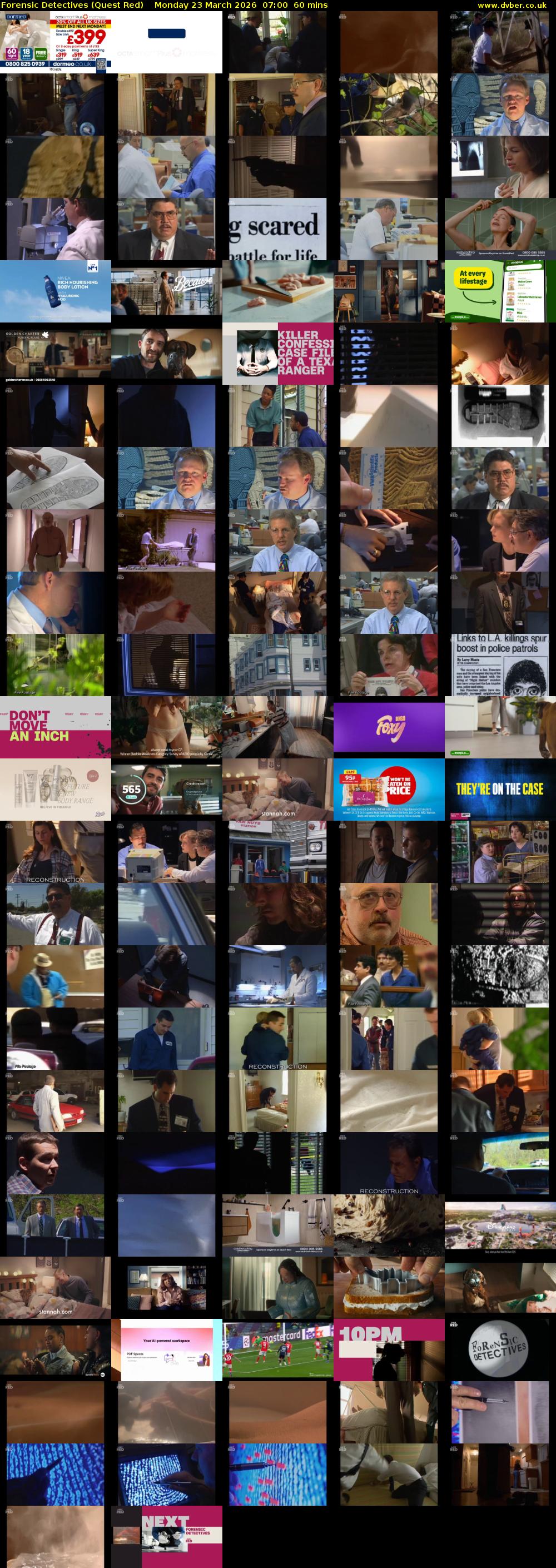 Forensic Detectives (Quest Red) Monday 23 March 2026 07:00 - 08:00