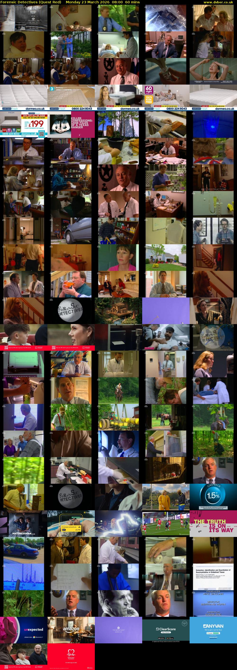 Forensic Detectives (Quest Red) Monday 23 March 2026 08:00 - 09:00