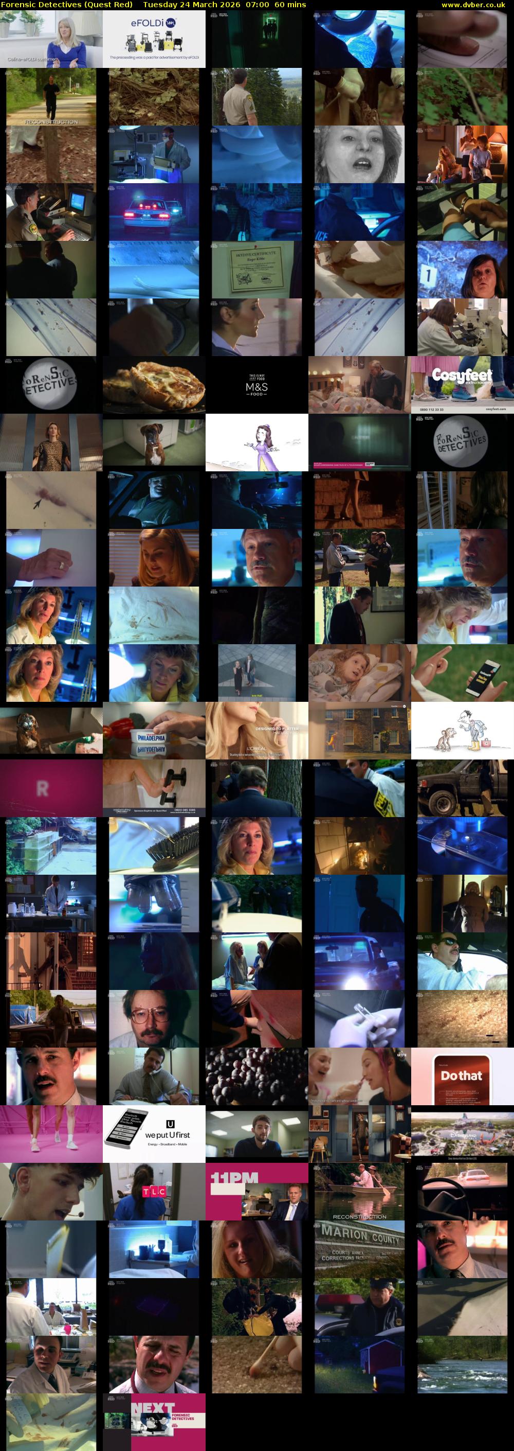 Forensic Detectives (Quest Red) Tuesday 24 March 2026 07:00 - 08:00