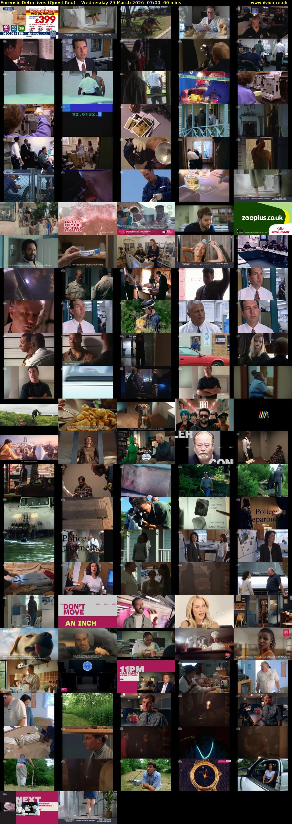 Forensic Detectives (Quest Red) Wednesday 25 March 2026 07:00 - 08:00