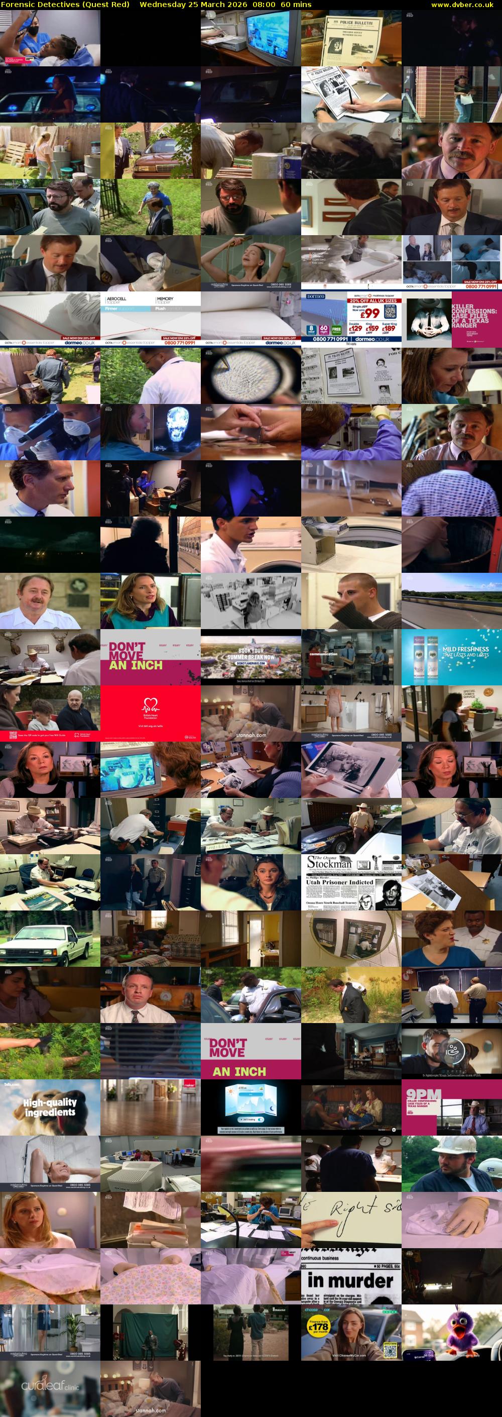 Forensic Detectives (Quest Red) Wednesday 25 March 2026 08:00 - 09:00