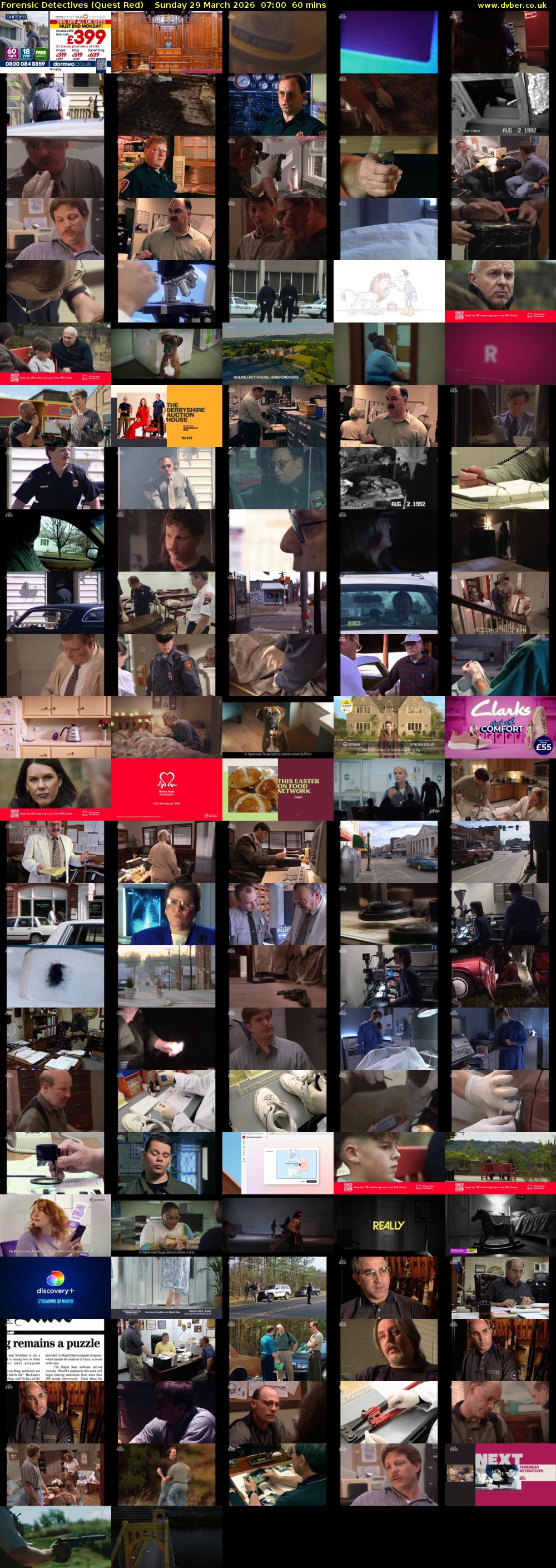 Forensic Detectives (Quest Red) Sunday 29 March 2026 07:00 - 08:00