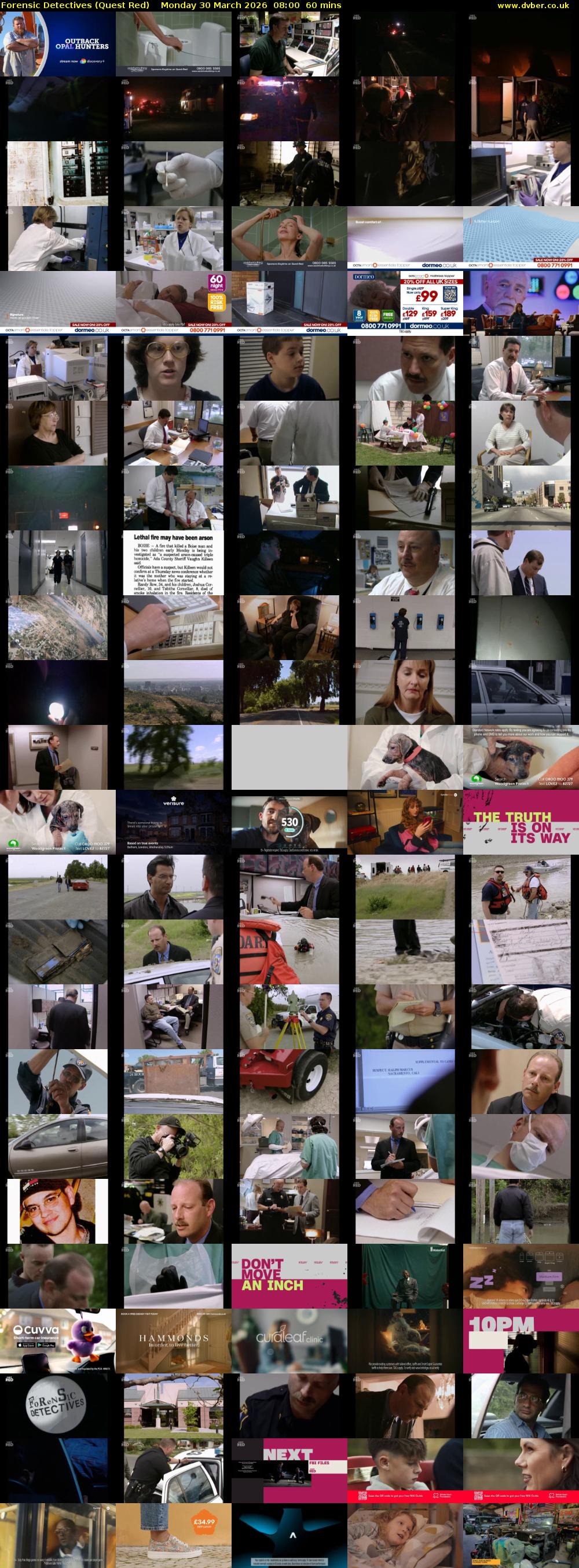 Forensic Detectives (Quest Red) Monday 30 March 2026 08:00 - 09:00