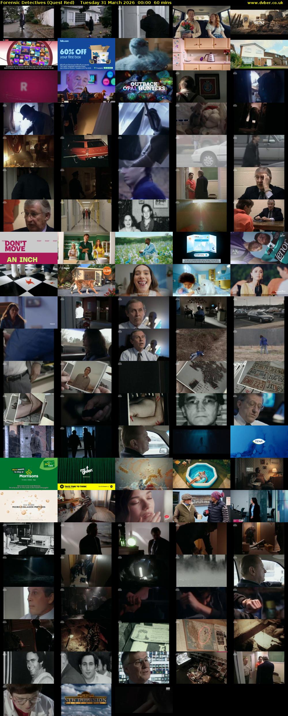 Forensic Detectives (Quest Red) Tuesday 31 March 2026 00:00 - 01:00