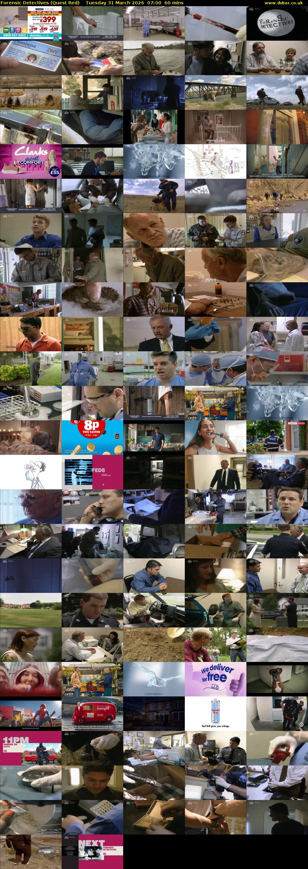 Forensic Detectives (Quest Red) Tuesday 31 March 2026 07:00 - 08:00