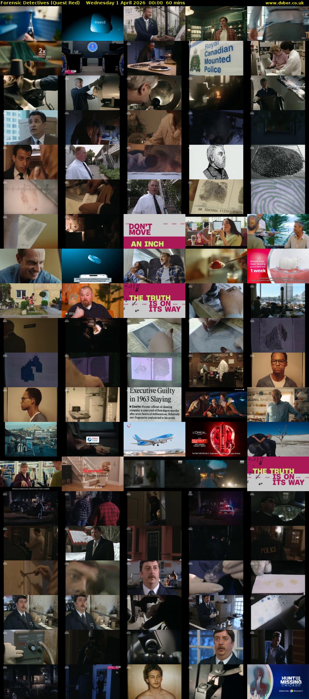 Forensic Detectives (Quest Red) Wednesday 1 April 2026 00:00 - 01:00