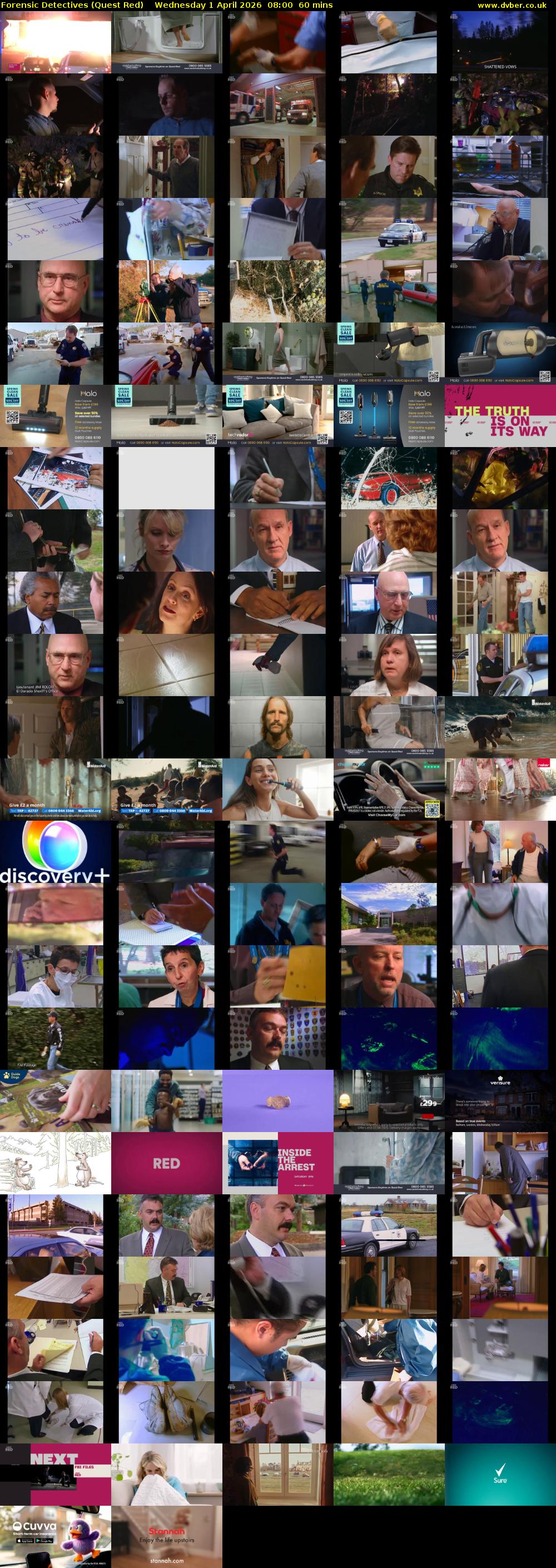 Forensic Detectives (Quest Red) Wednesday 1 April 2026 08:00 - 09:00