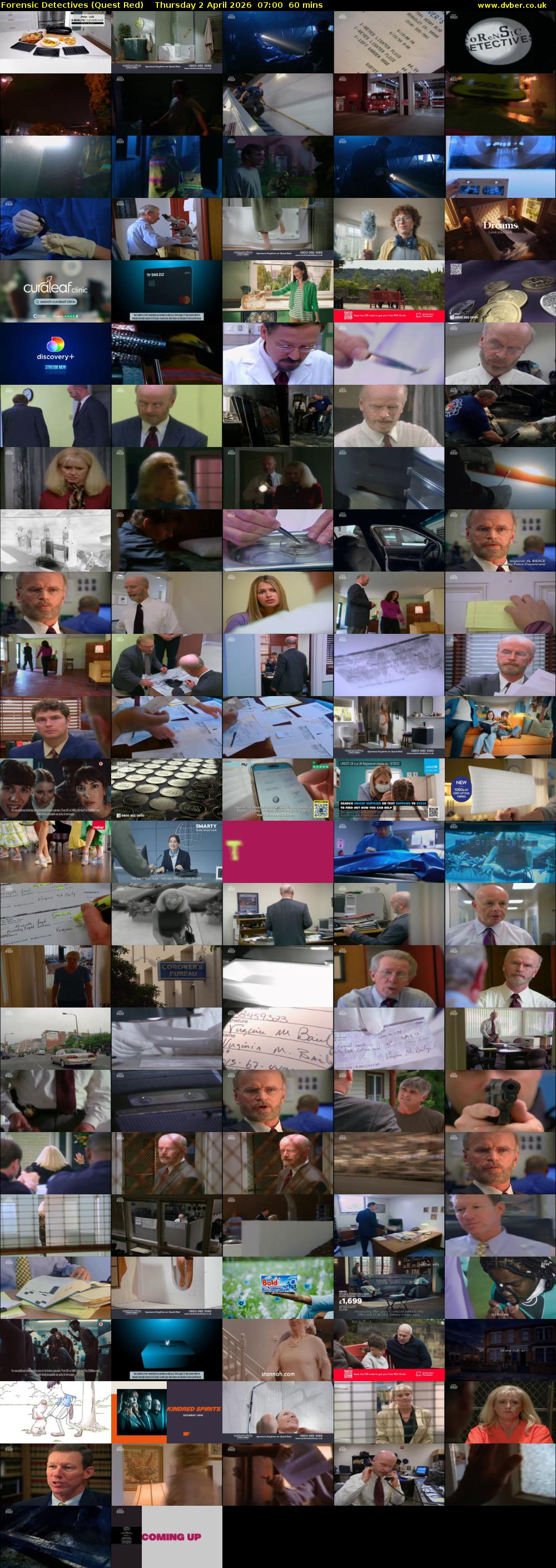 Forensic Detectives (Quest Red) Thursday 2 April 2026 07:00 - 08:00