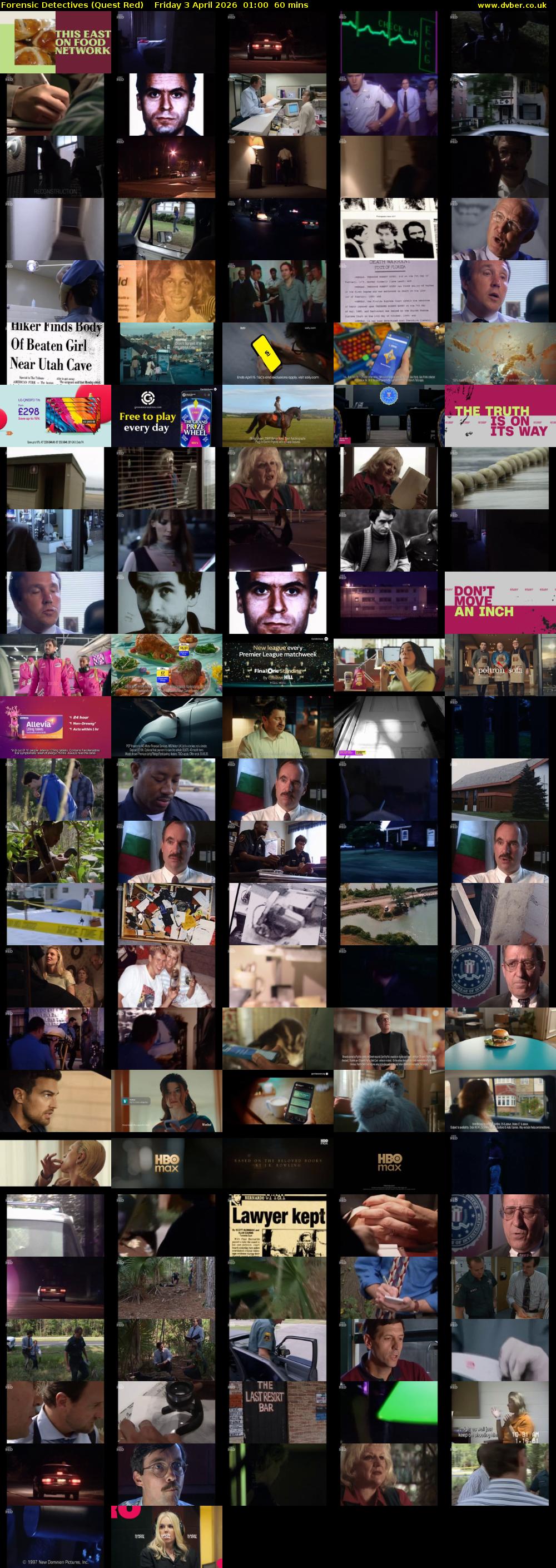 Forensic Detectives (Quest Red) Friday 3 April 2026 01:00 - 02:00