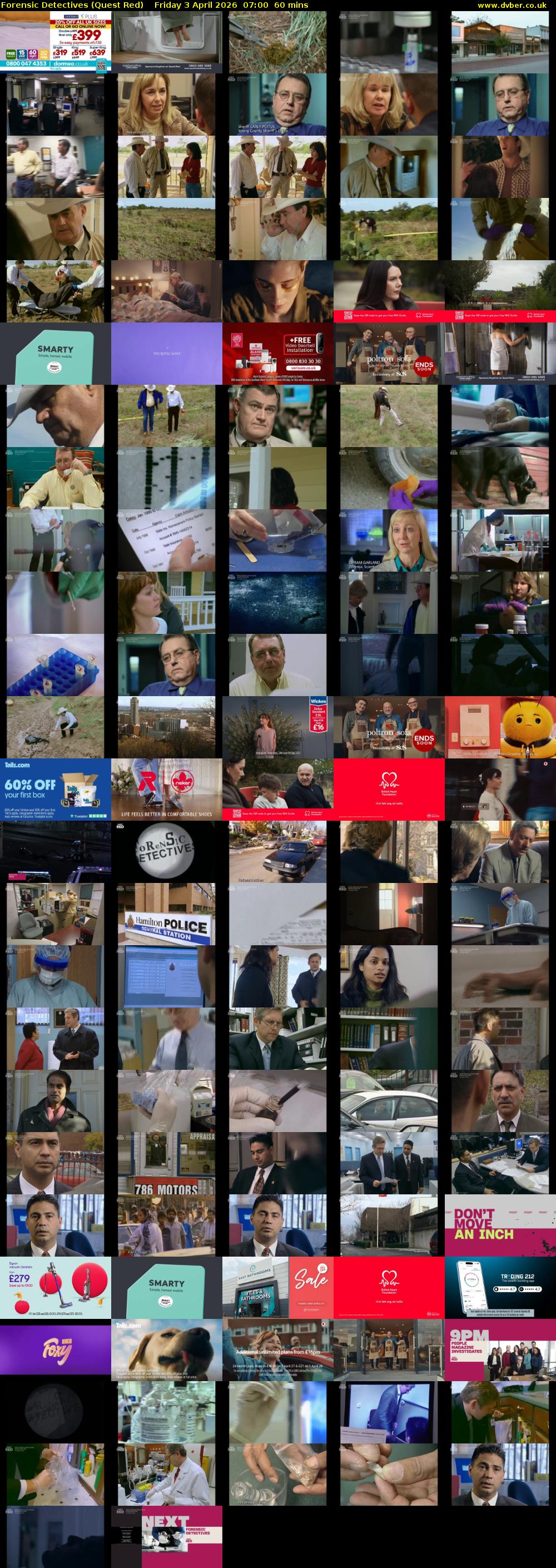Forensic Detectives (Quest Red) Friday 3 April 2026 07:00 - 08:00