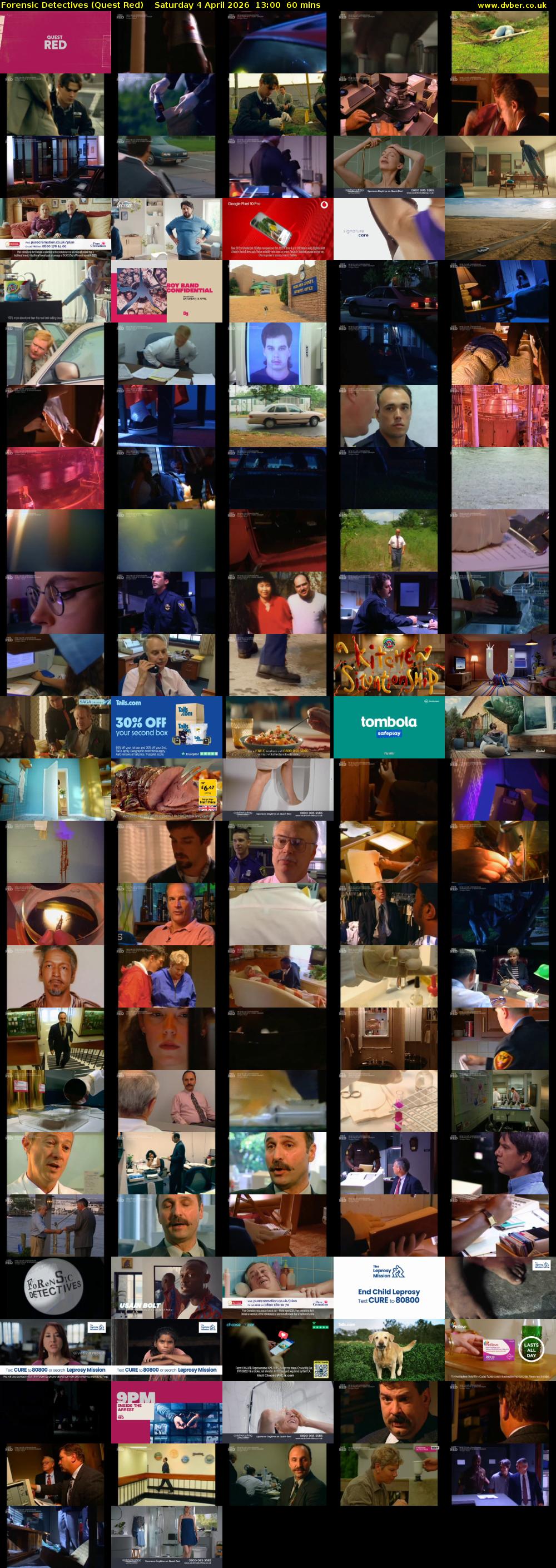 Forensic Detectives (Quest Red) Saturday 4 April 2026 13:00 - 14:00