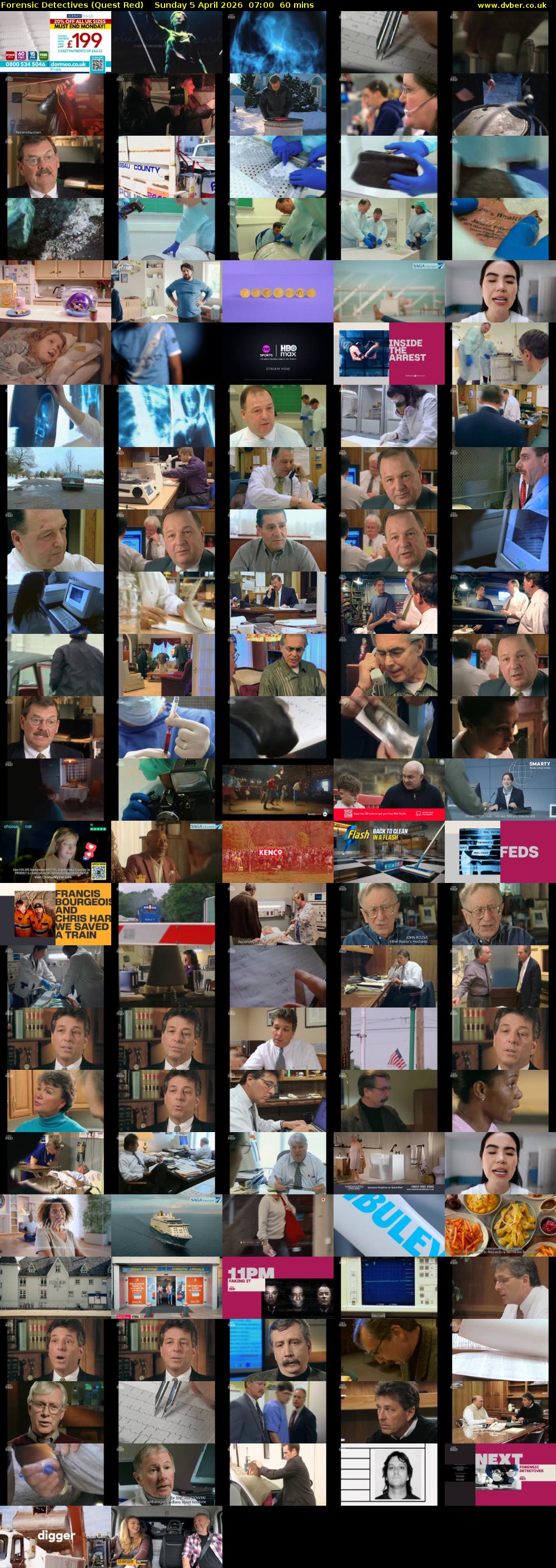Forensic Detectives (Quest Red) Sunday 5 April 2026 07:00 - 08:00