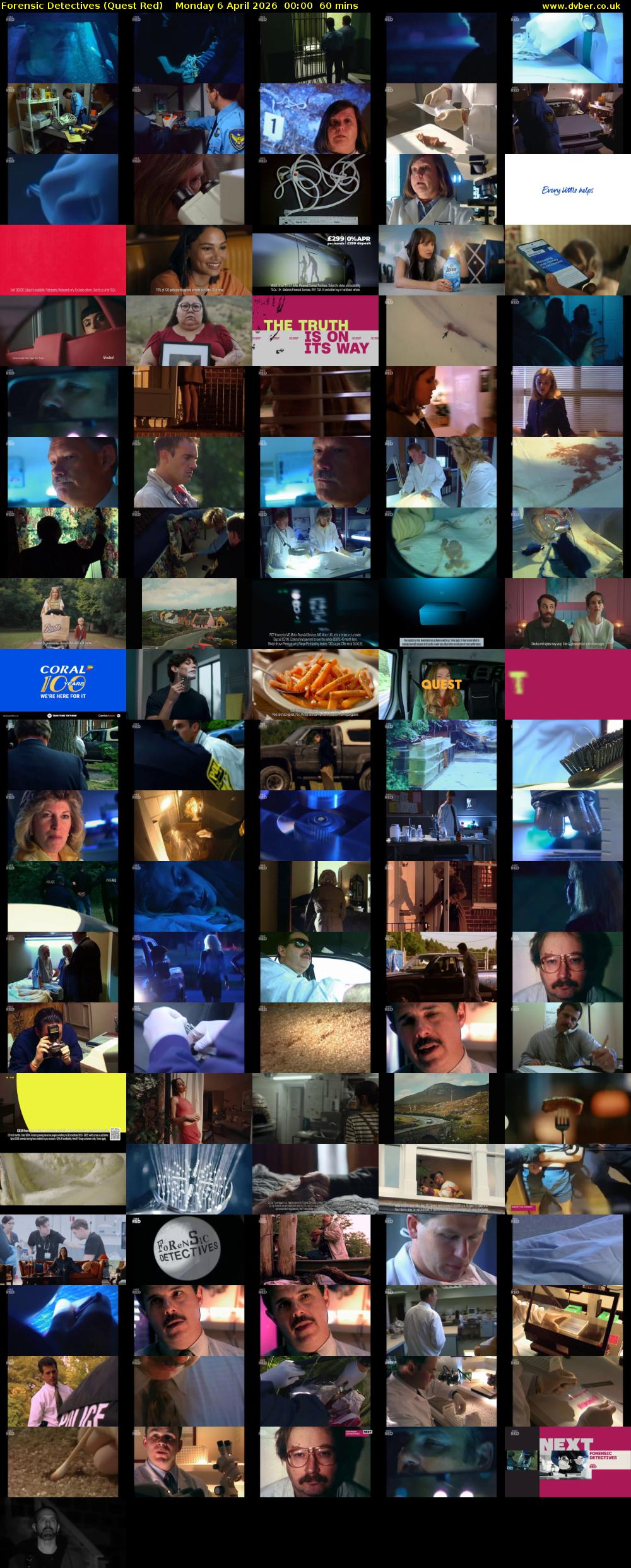 Forensic Detectives (Quest Red) Monday 6 April 2026 00:00 - 01:00