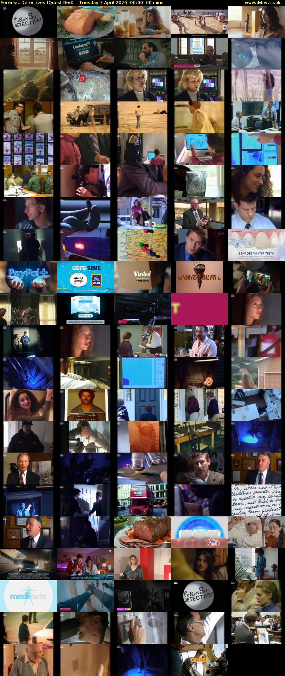 Forensic Detectives (Quest Red) Tuesday 7 April 2026 00:00 - 01:00