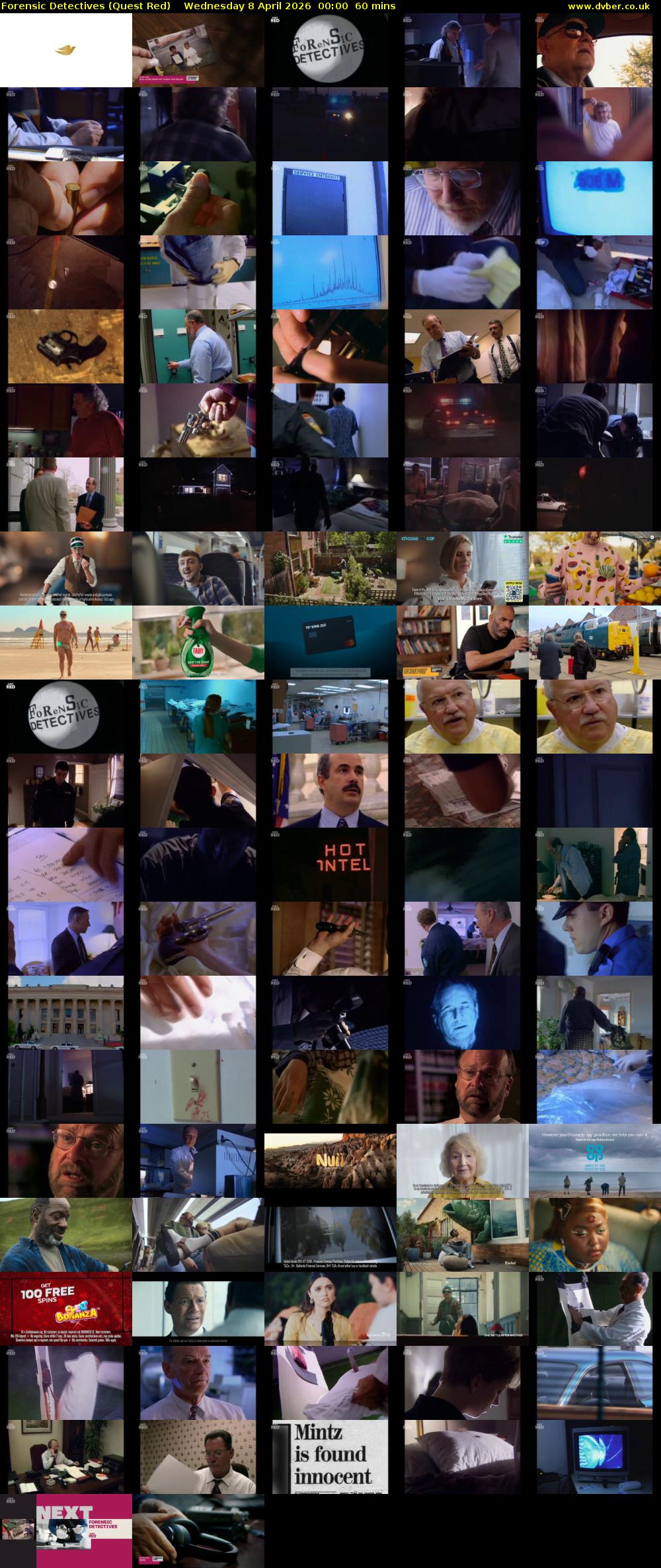 Forensic Detectives (Quest Red) Wednesday 8 April 2026 00:00 - 01:00