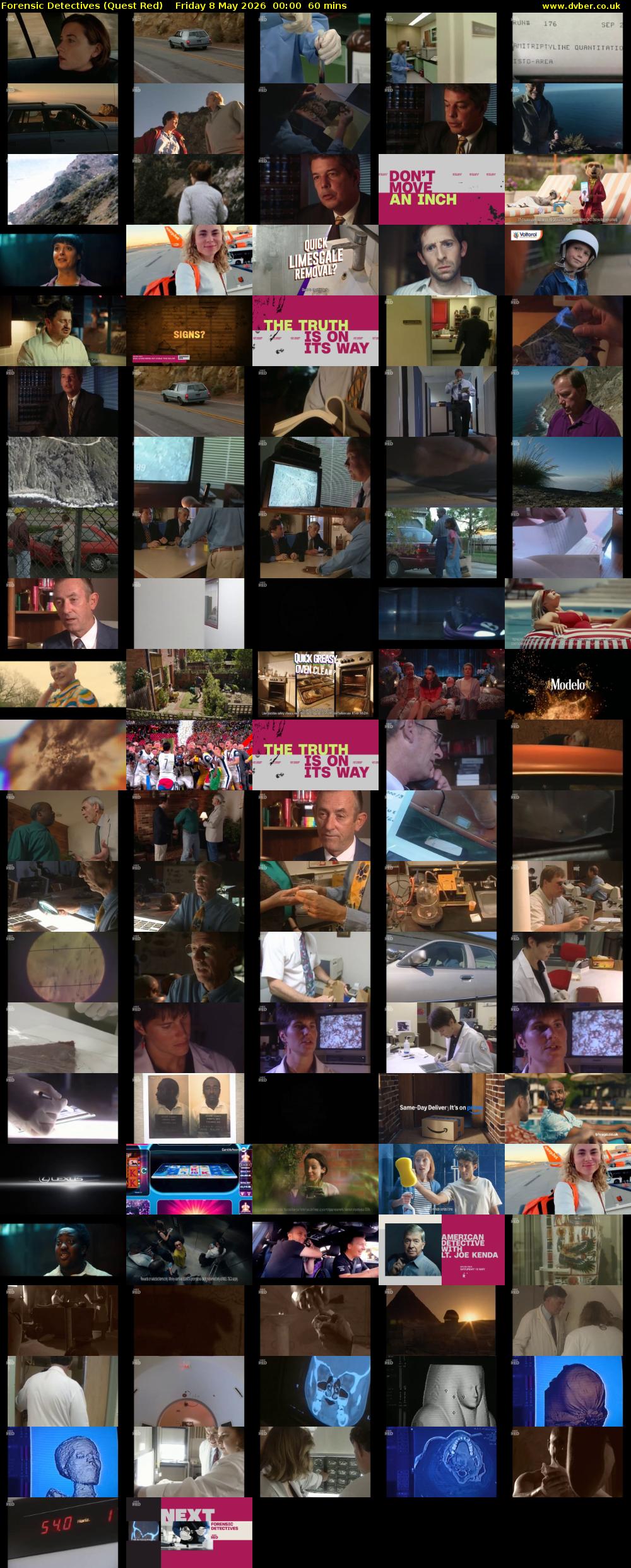 Forensic Detectives (Quest Red) Friday 8 May 2026 00:00 - 01:00