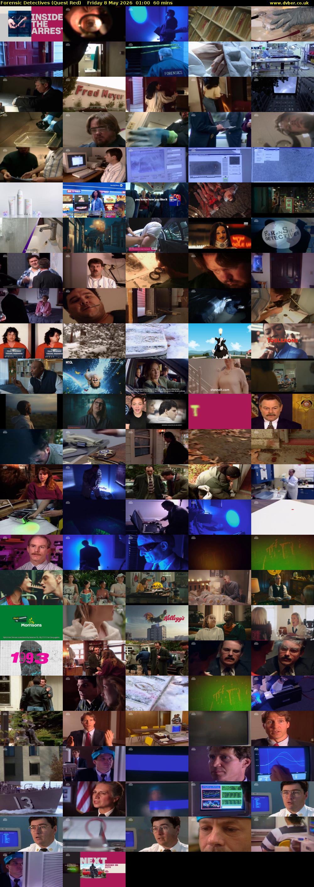 Forensic Detectives (Quest Red) Friday 8 May 2026 01:00 - 02:00