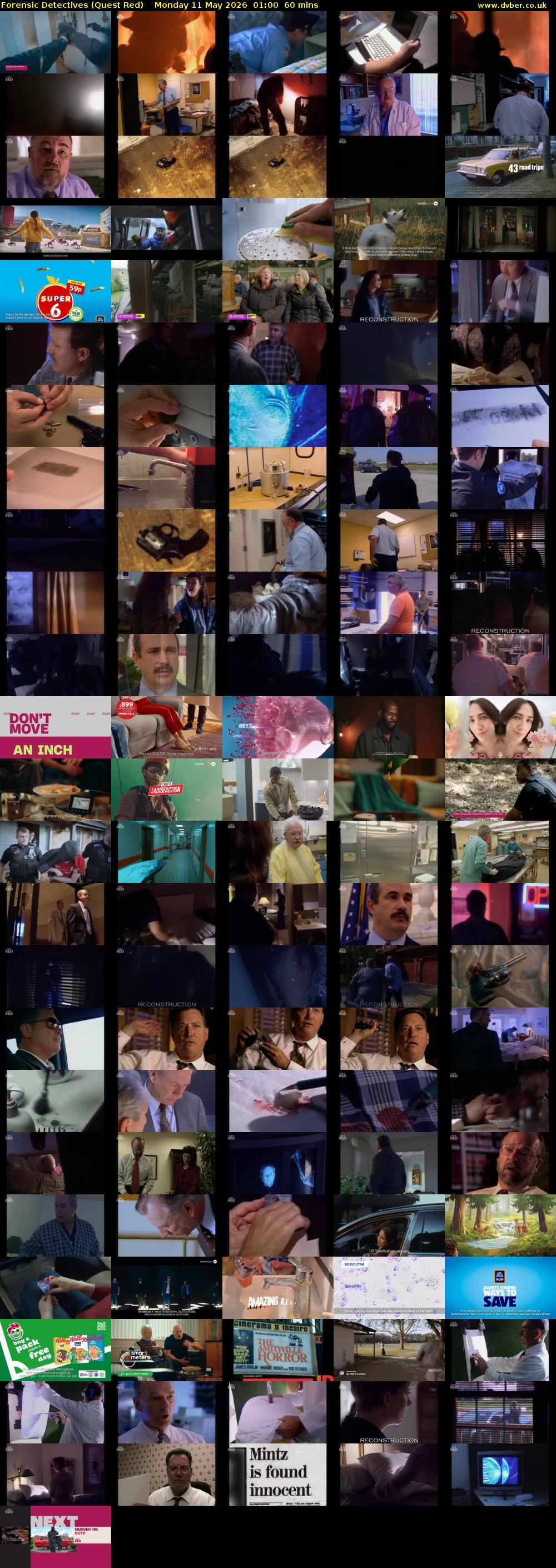 Forensic Detectives (Quest Red) Monday 11 May 2026 01:00 - 02:00