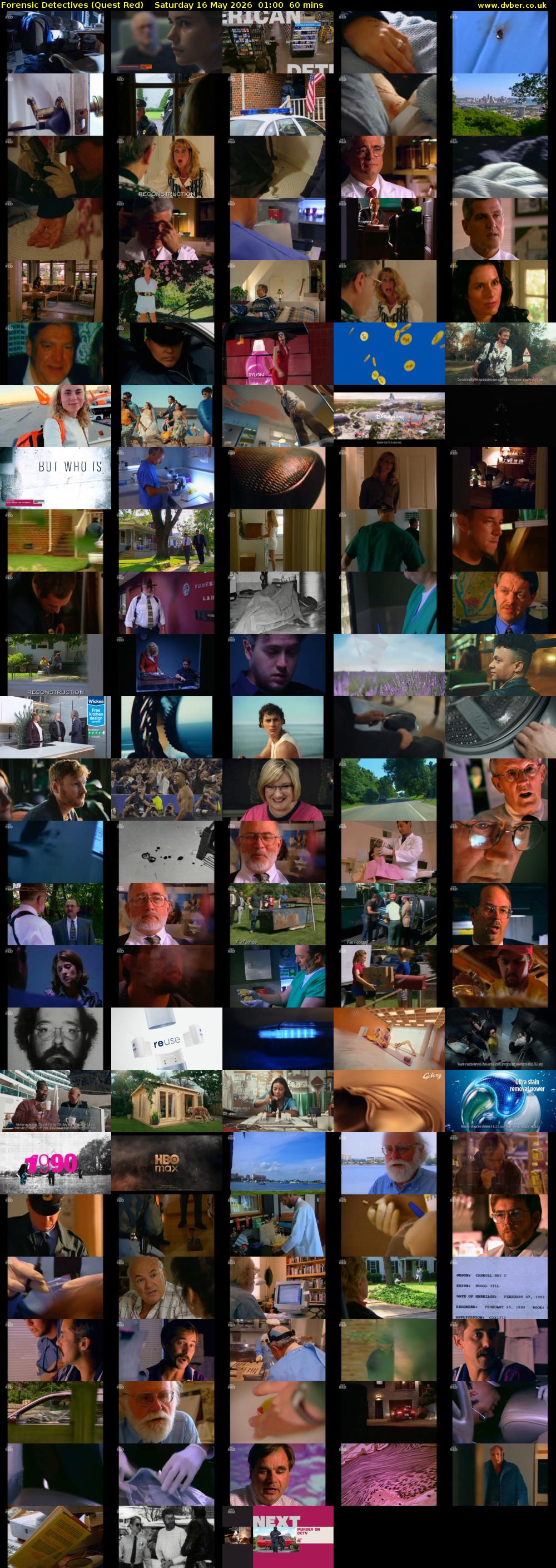 Forensic Detectives (Quest Red) Saturday 16 May 2026 01:00 - 02:00