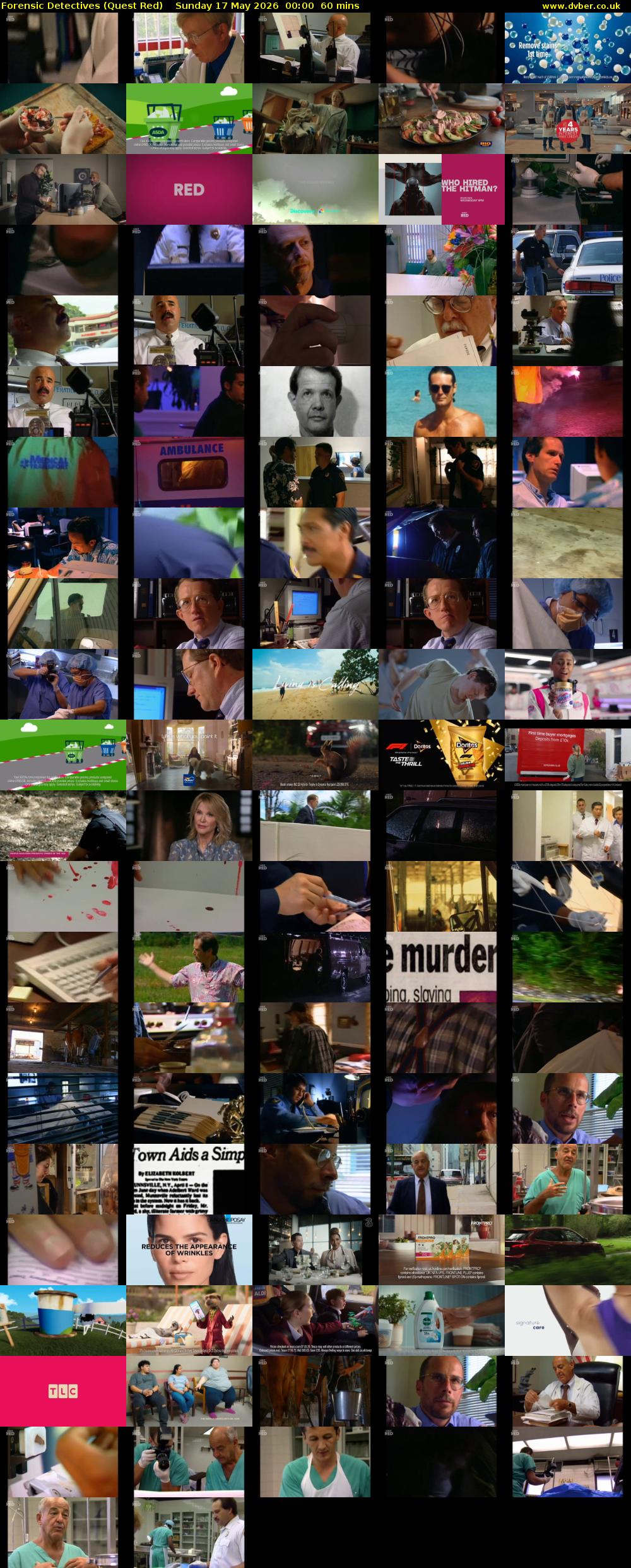 Forensic Detectives (Quest Red) Sunday 17 May 2026 00:00 - 01:00