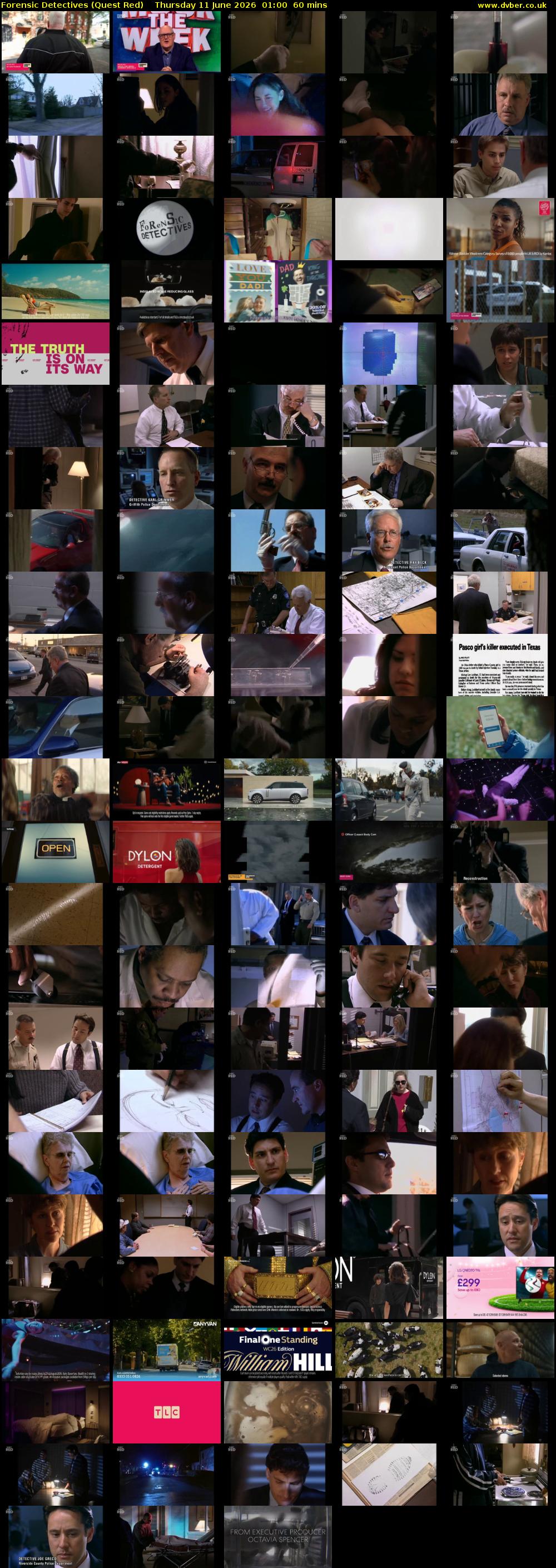 Forensic Detectives (Quest Red) Thursday 11 June 2026 01:00 - 02:00