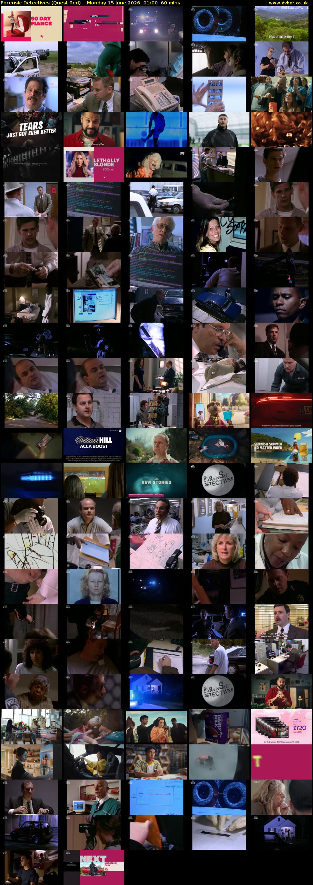 Forensic Detectives (Quest Red) Monday 15 June 2026 01:00 - 02:00