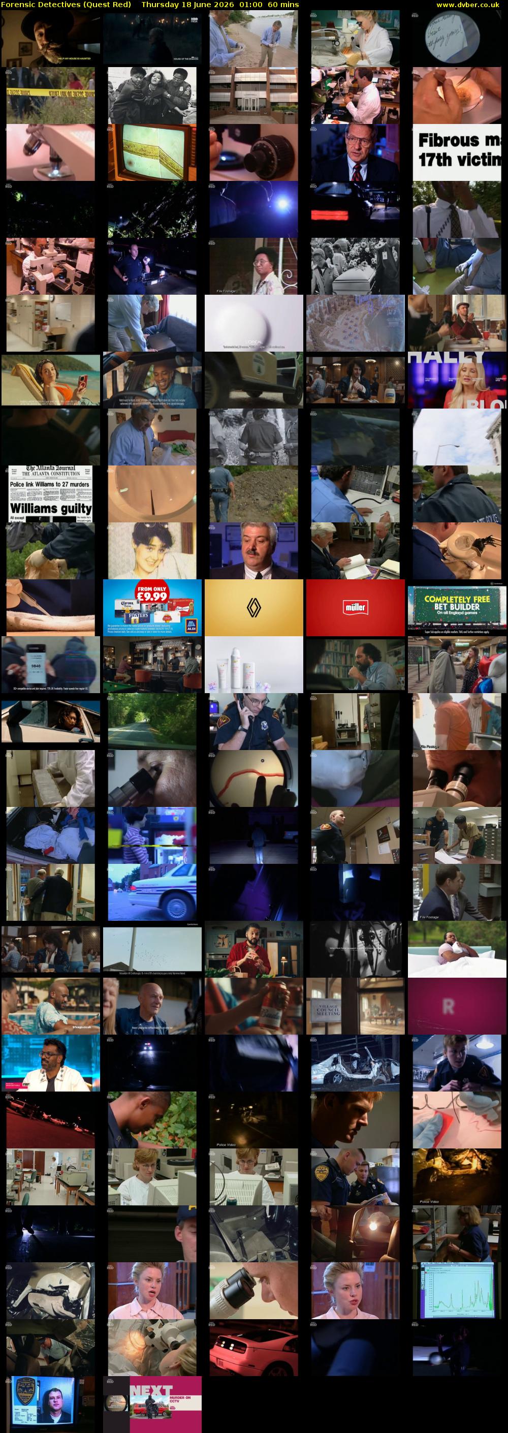 Forensic Detectives (Quest Red) Thursday 18 June 2026 01:00 - 02:00