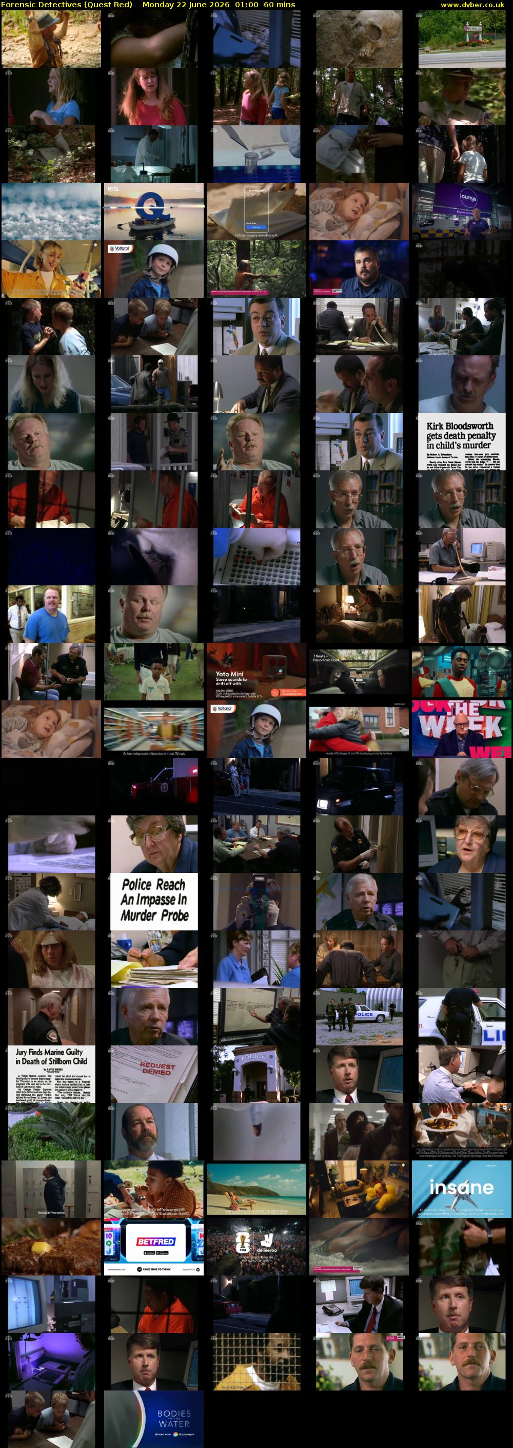 Forensic Detectives (Quest Red) Monday 22 June 2026 01:00 - 02:00