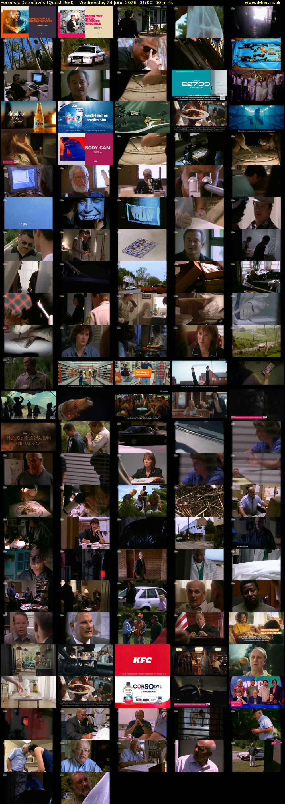 Forensic Detectives (Quest Red) Wednesday 24 June 2026 01:00 - 02:00