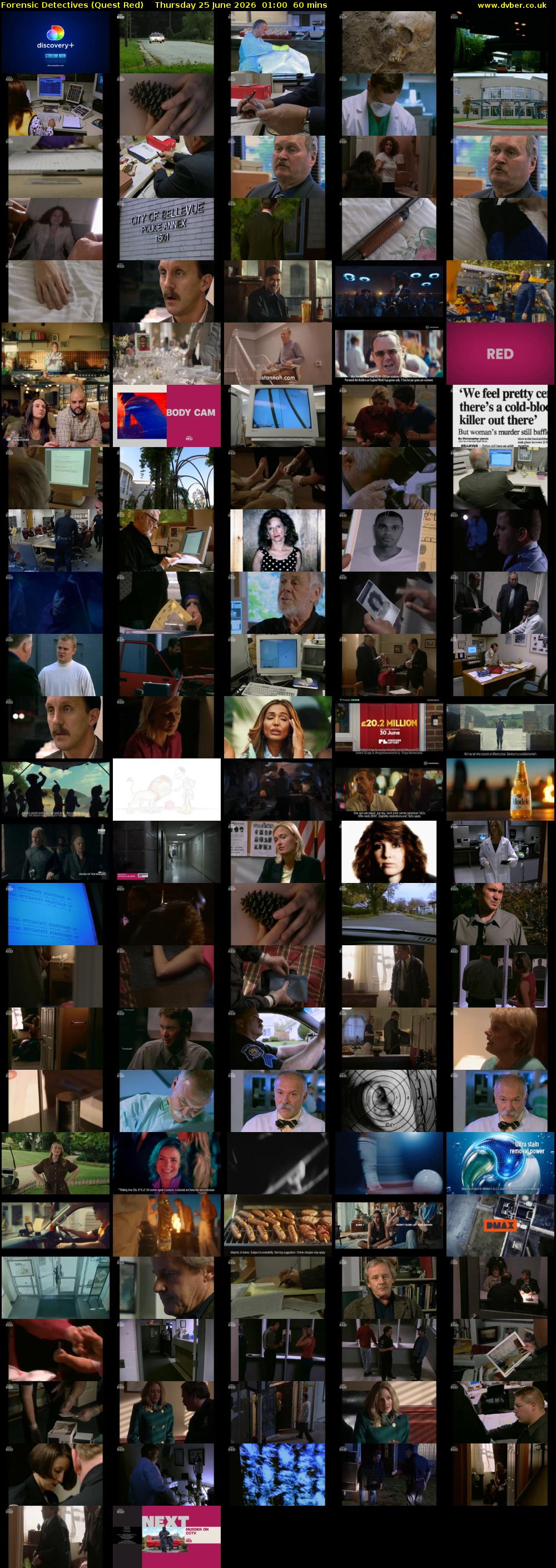 Forensic Detectives (Quest Red) Thursday 25 June 2026 01:00 - 02:00