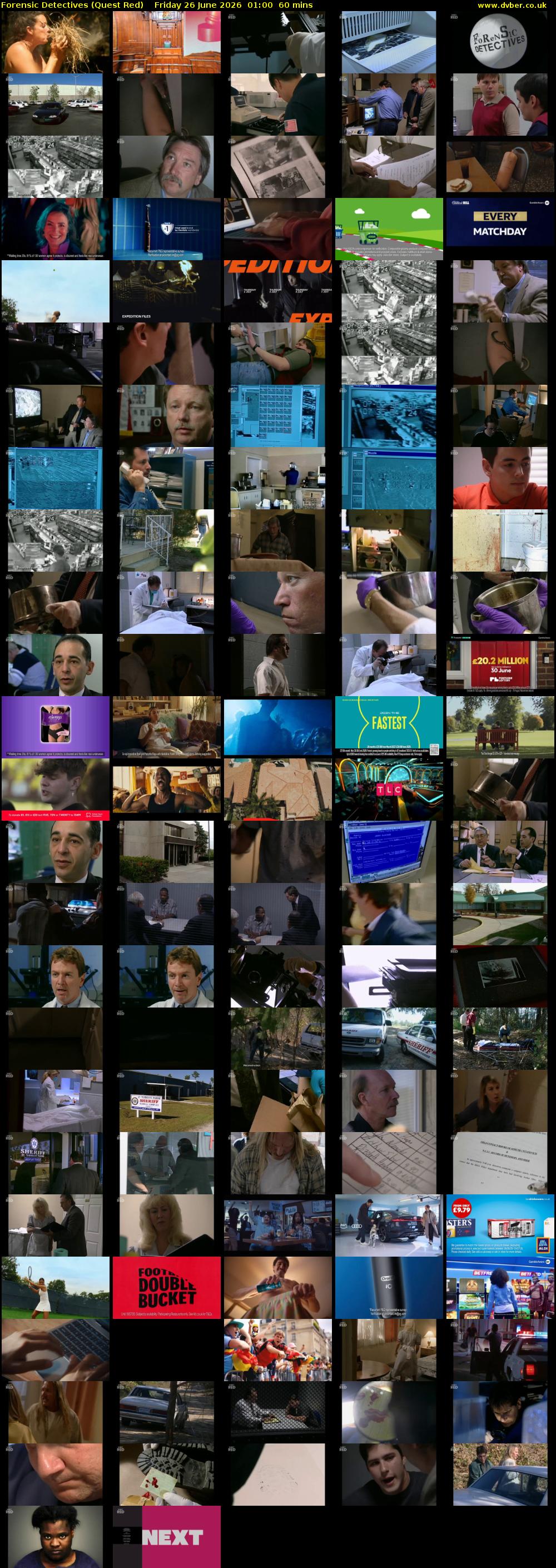 Forensic Detectives (Quest Red) Friday 26 June 2026 01:00 - 02:00