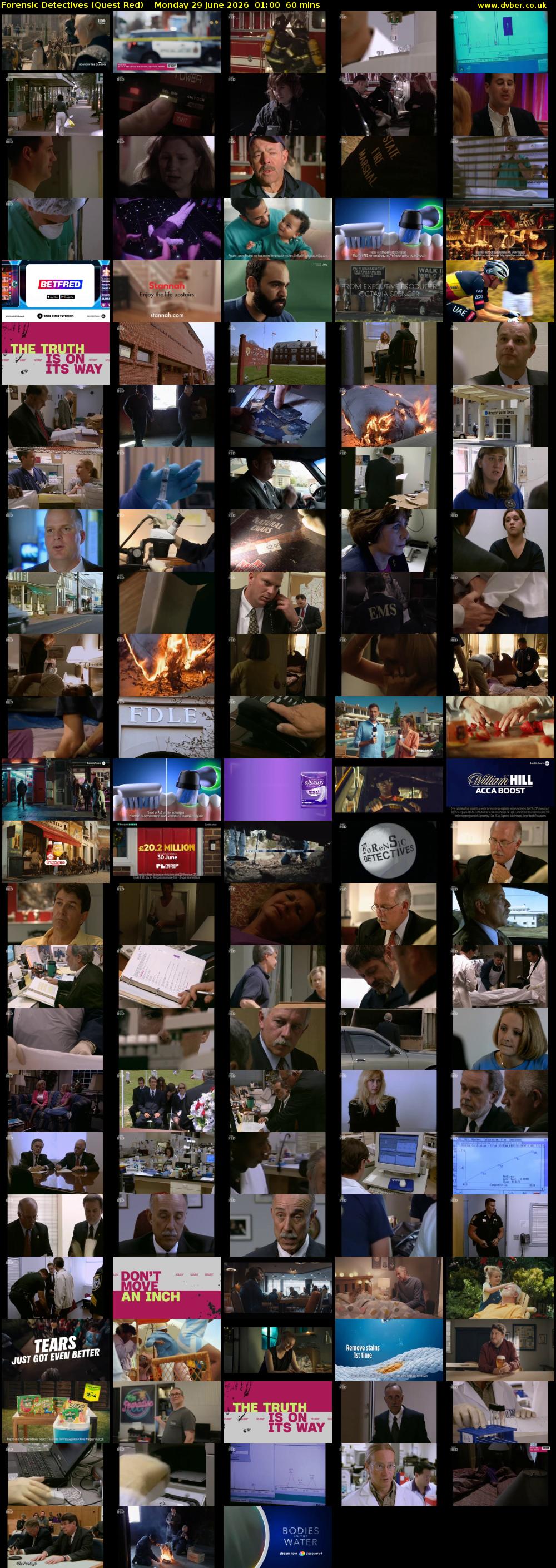 Forensic Detectives (Quest Red) Monday 29 June 2026 01:00 - 02:00