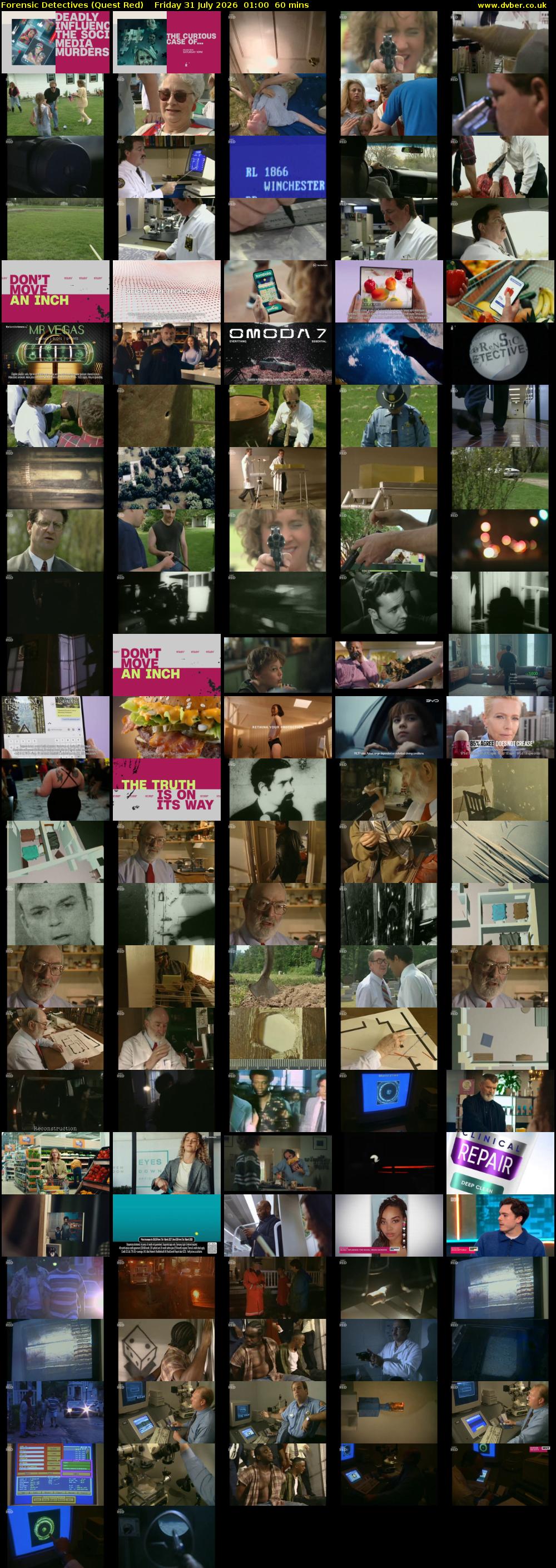 Forensic Detectives (Quest Red) Friday 31 July 2026 01:00 - 02:00