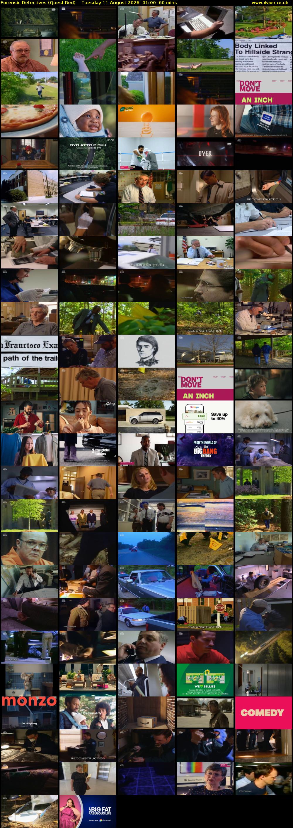 Forensic Detectives (Quest Red) Tuesday 11 August 2026 01:00 - 02:00