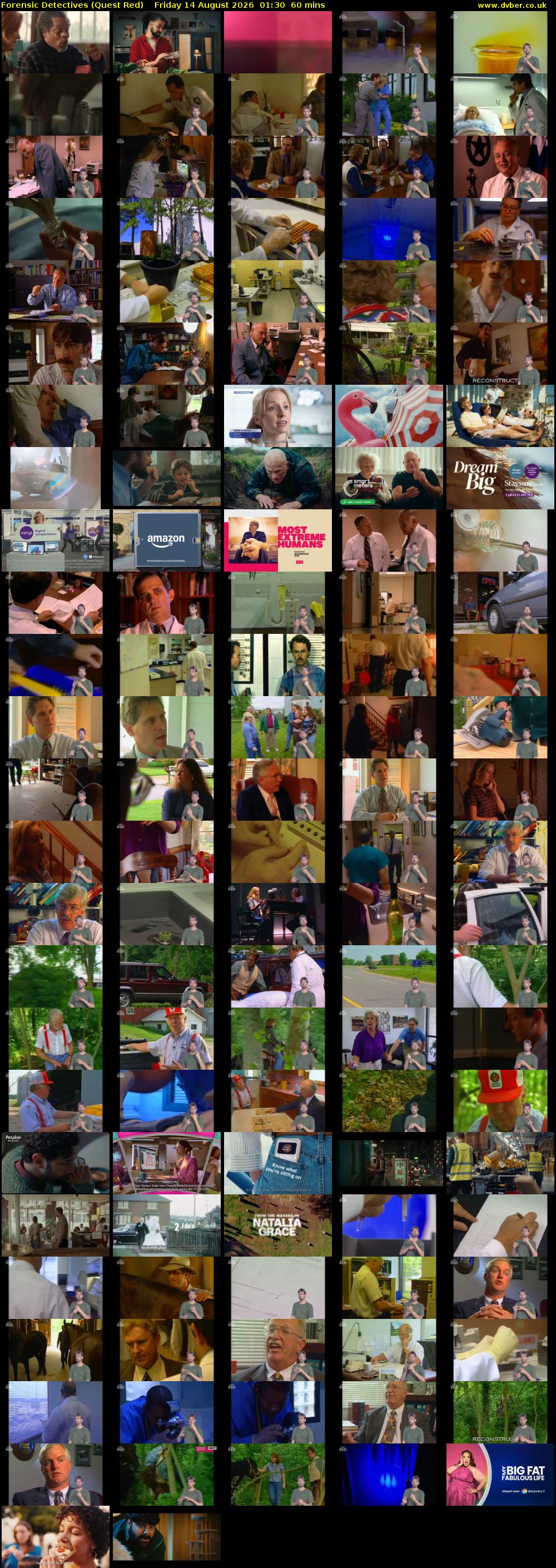 Forensic Detectives (Quest Red) Friday 14 August 2026 01:30 - 02:30