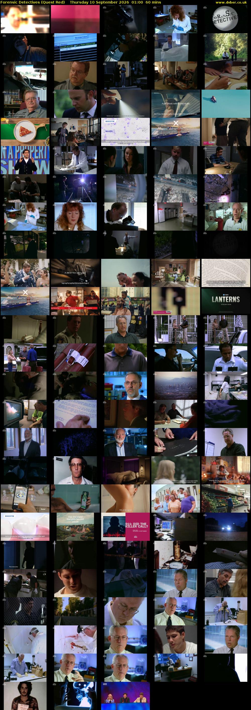 Forensic Detectives (Quest Red) Thursday 10 September 2026 01:00 - 02:00