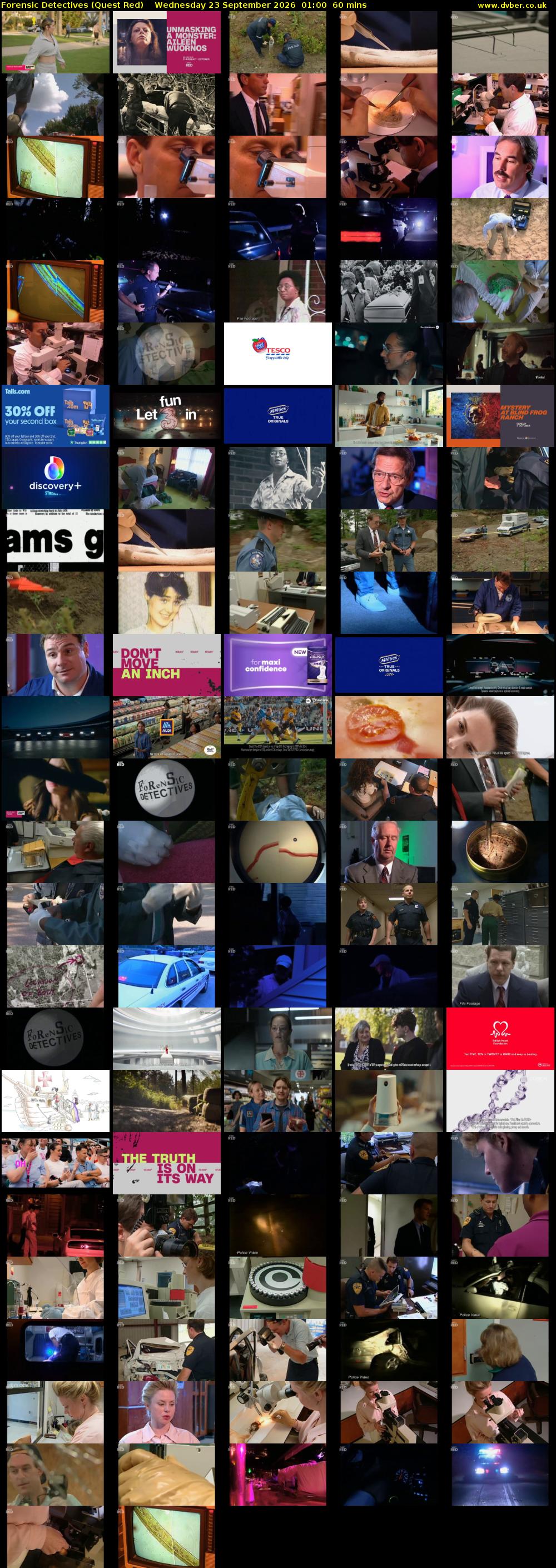 Forensic Detectives (Quest Red) Wednesday 23 September 2026 01:00 - 02:00
