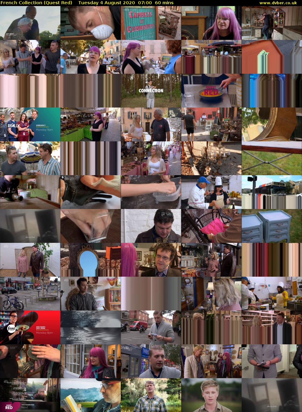 French Collection (Quest Red) Tuesday 4 August 2020 07:00 - 08:00