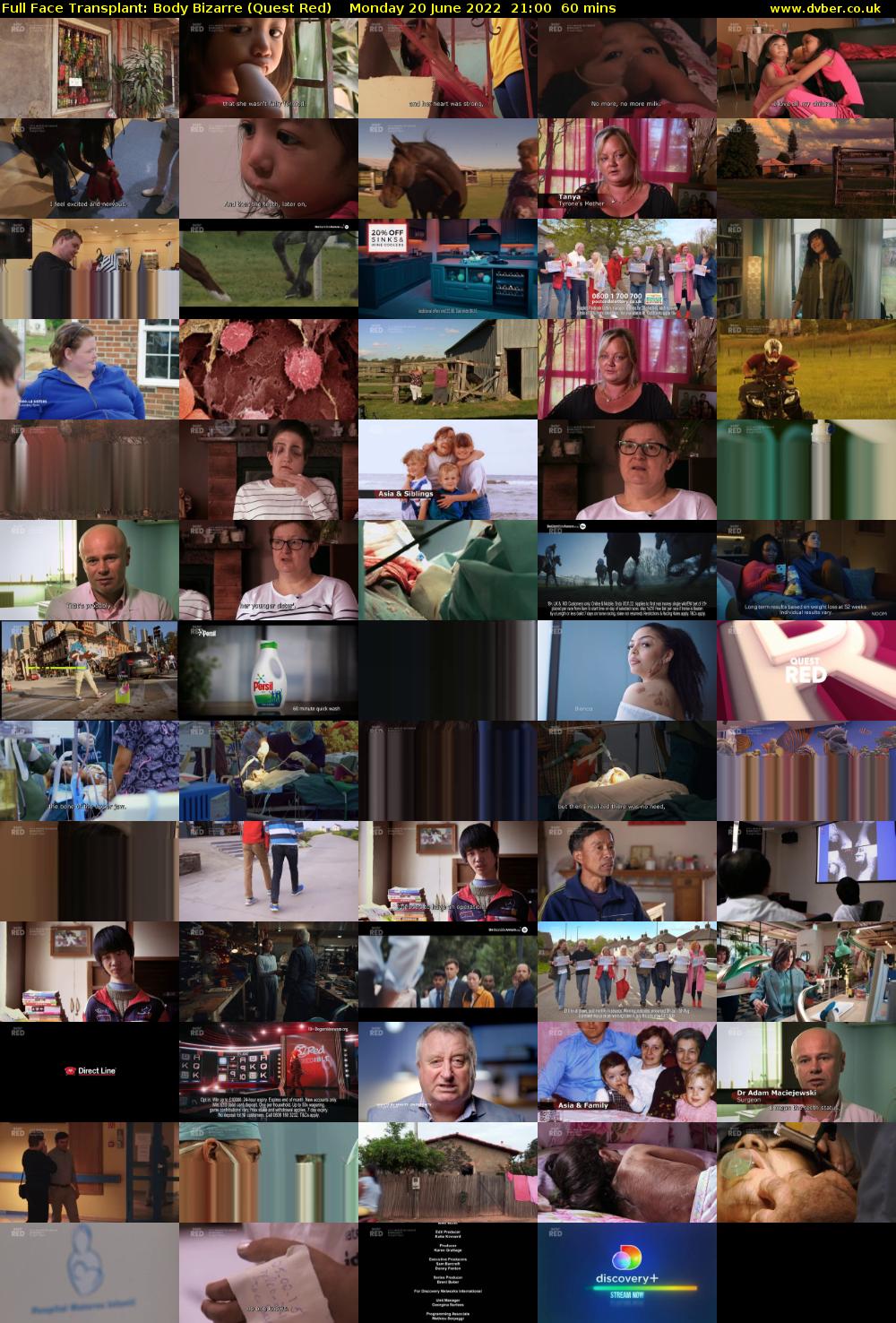 Full Face Transplant: Body Bizarre (Quest Red) Monday 20 June 2022 21:00 - 22:00