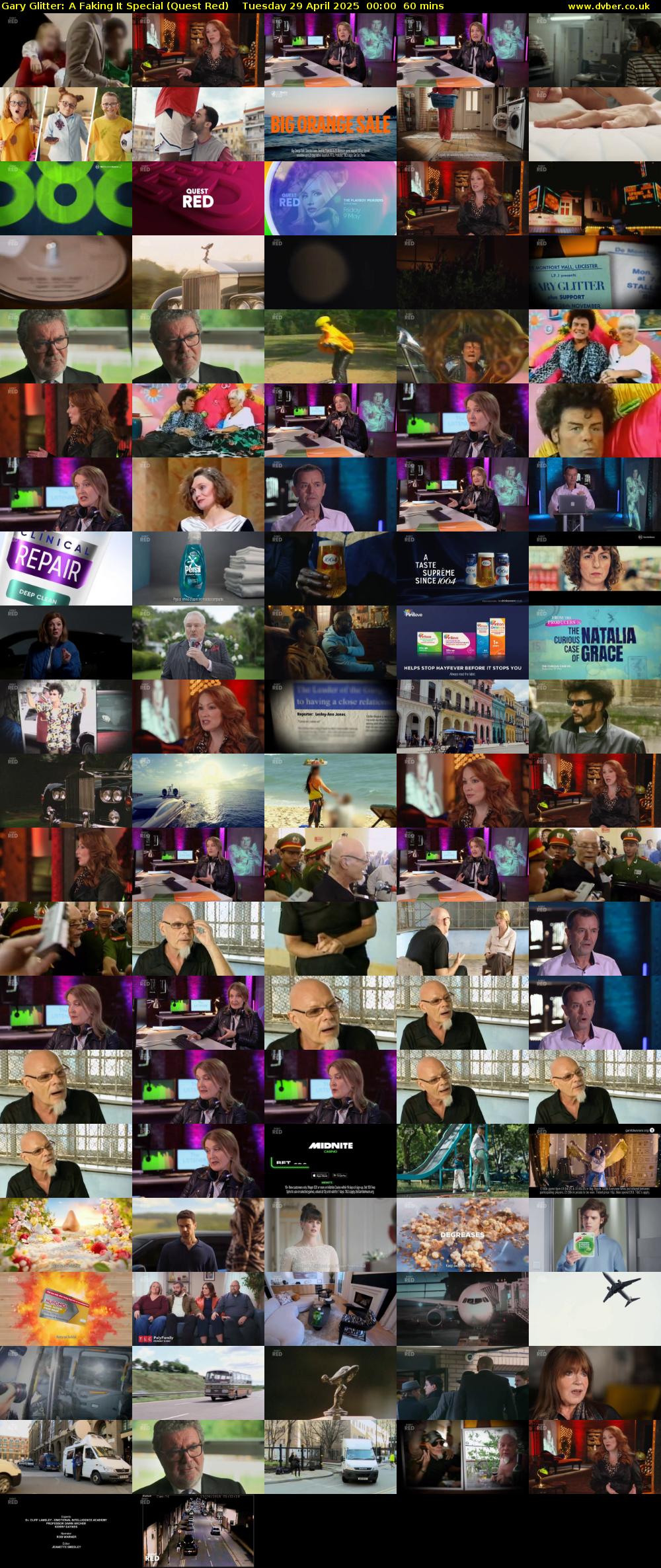 Gary Glitter: A Faking It Special (Quest Red) Tuesday 29 April 2025 00:00 - 01:00