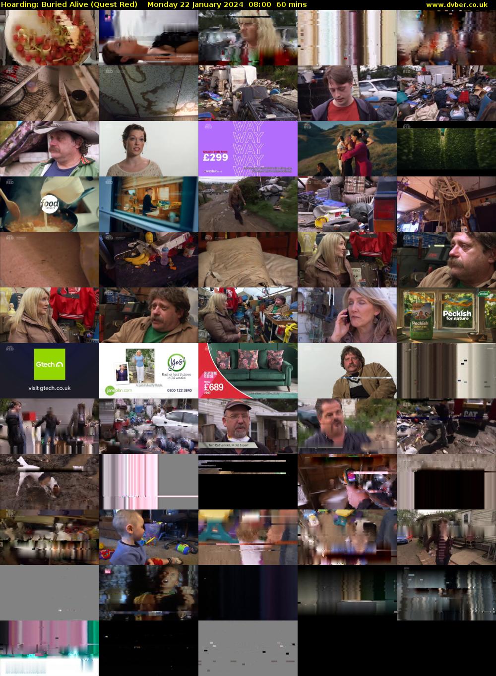 Hoarding: Buried Alive (Quest Red) Monday 22 January 2024 08:00 - 09:00