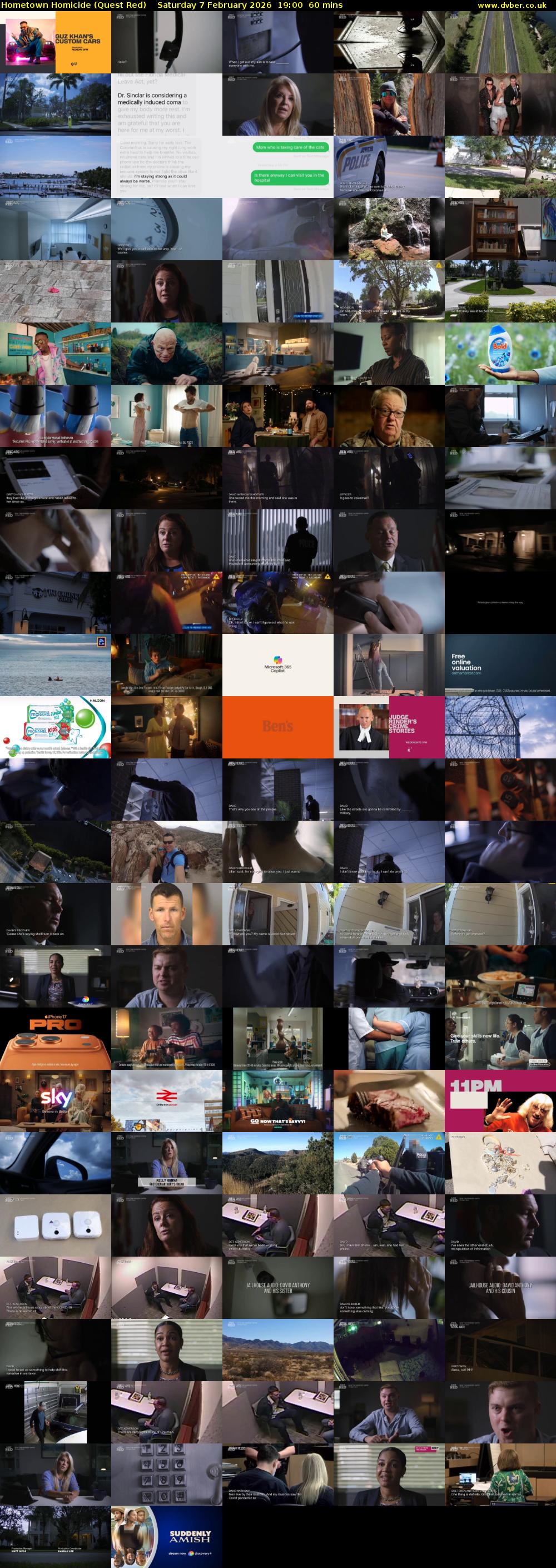 Hometown Homicide (Quest Red) Saturday 7 February 2026 19:00 - 20:00