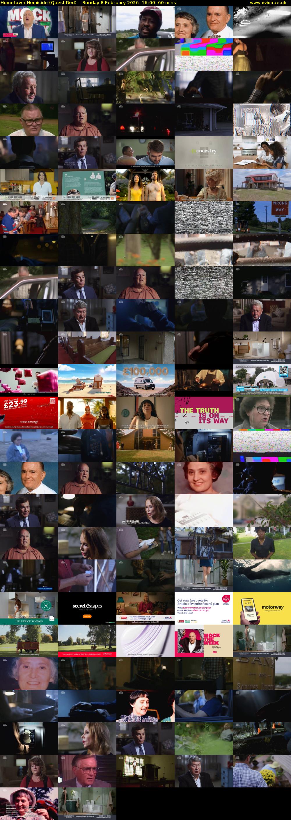 Hometown Homicide (Quest Red) Sunday 8 February 2026 16:00 - 17:00