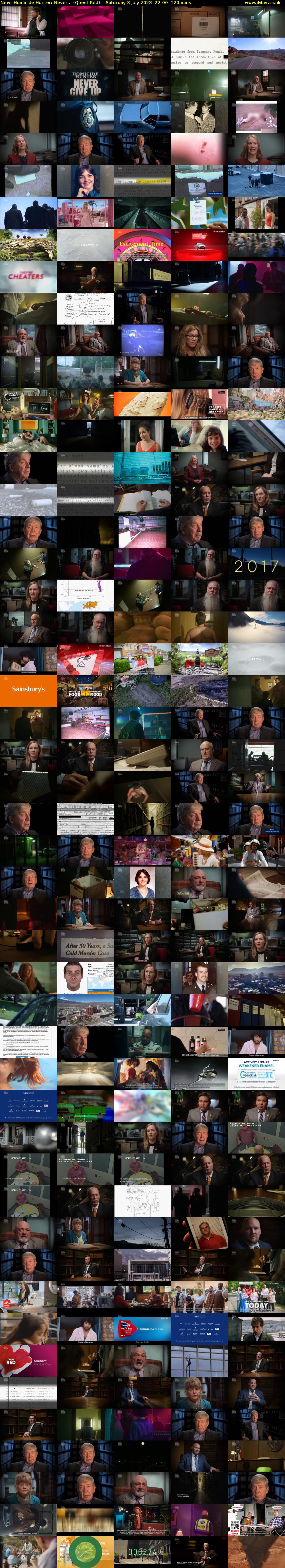 Homicide Hunter: Never... (Quest Red) Saturday 8 July 2023 22:00 - 00:00