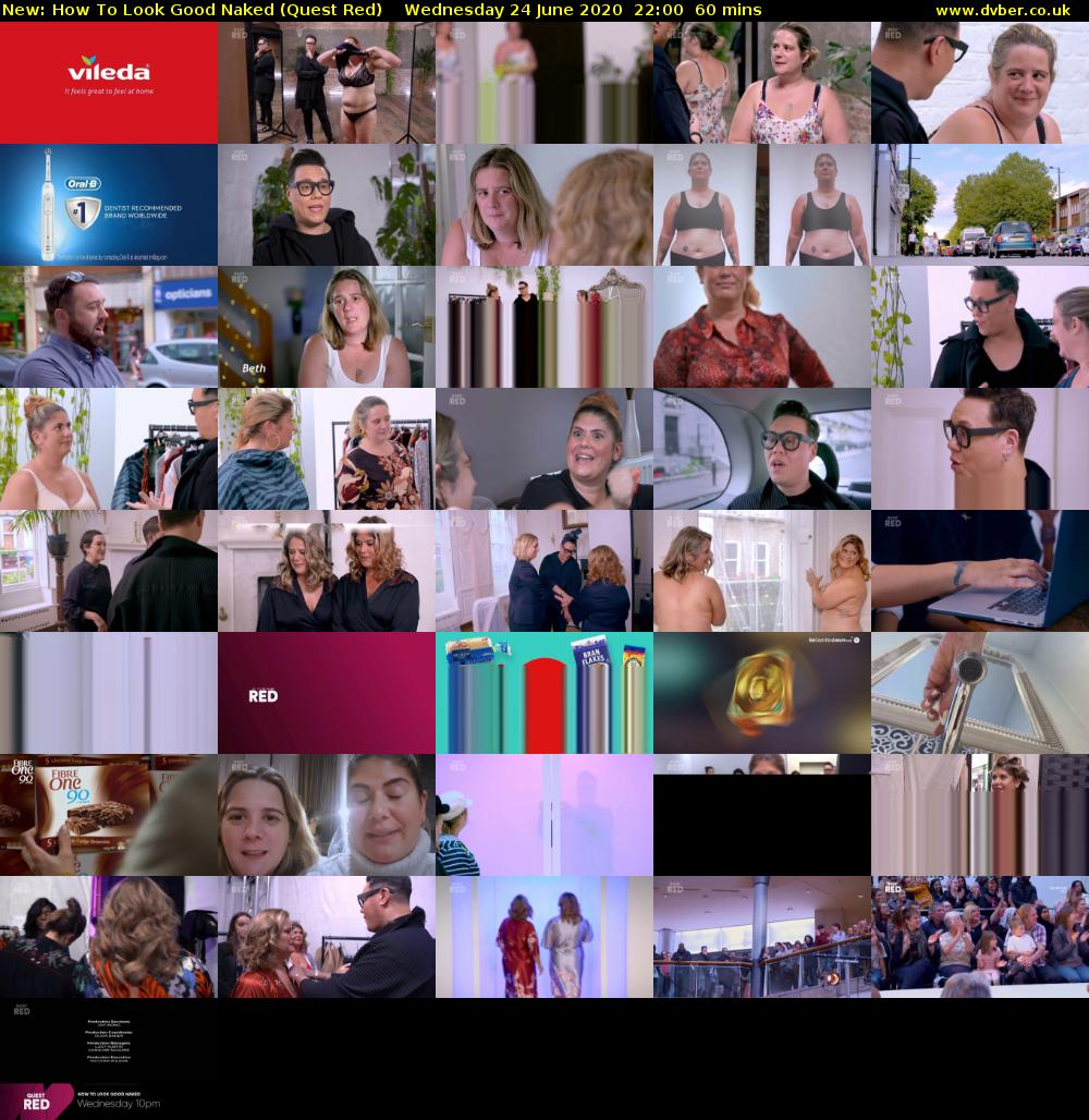How To Look Good Naked (Quest Red) Wednesday 24 June 2020 22:00 - 23:00