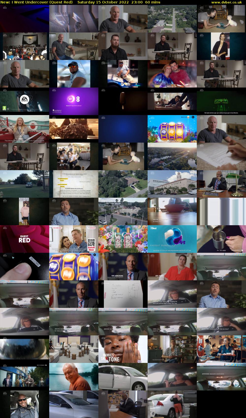 I Went Undercover (Quest Red) Saturday 15 October 2022 23:00 - 00:00