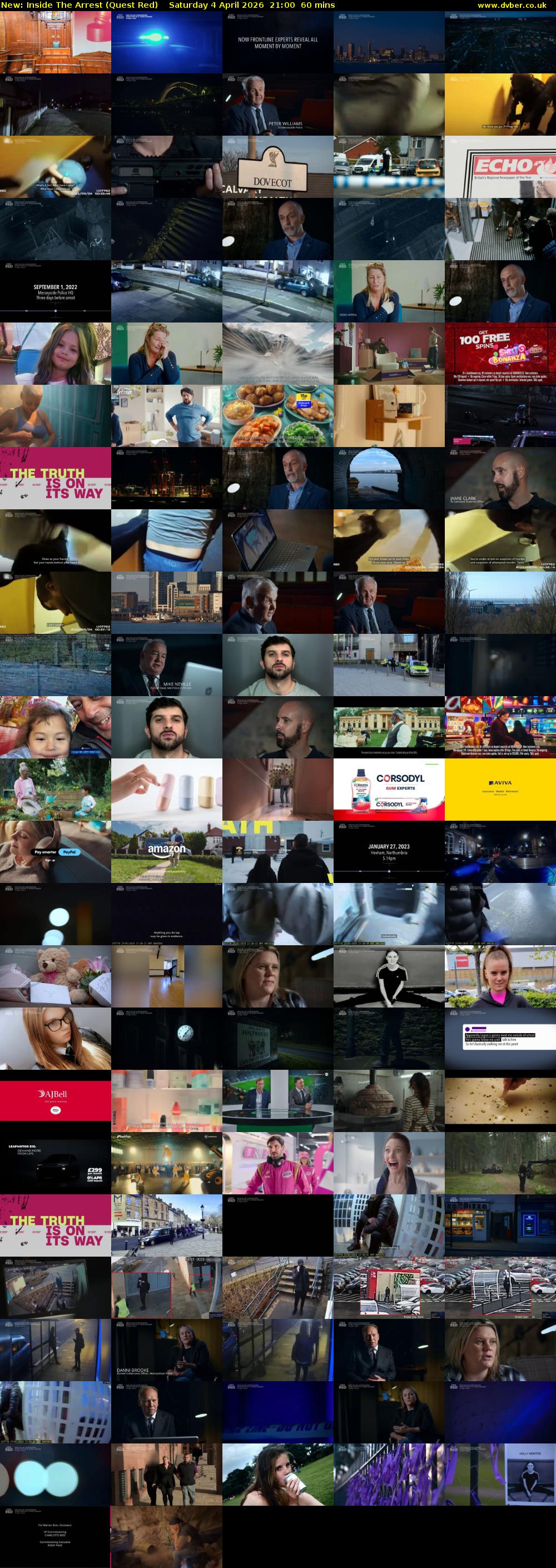 Inside The Arrest (Quest Red) Saturday 4 April 2026 21:00 - 22:00